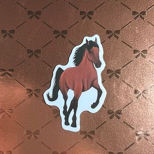 Arabian Equestrian Horse Girl Horse Boy Cowboy CowGirl Single Waterproof Sticker